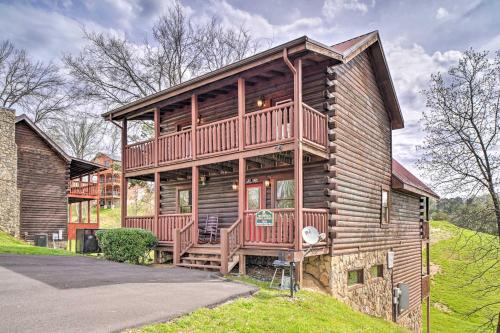 Mountain Pool Lodge Sevierville Cabin with Hot Tub - main image