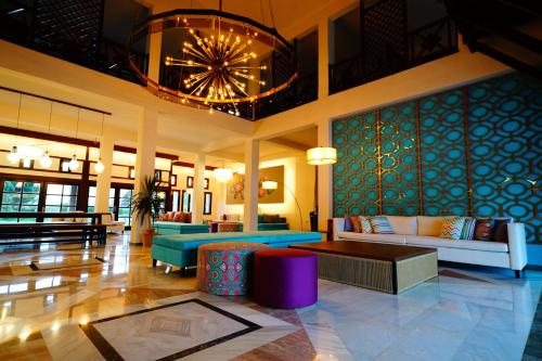Lobby, Simantro Resort in Chalkidiki