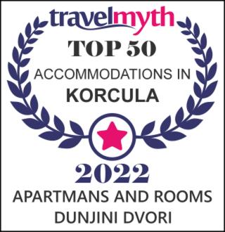  Apartmans and Rooms Dunjini Dvori in Korčula