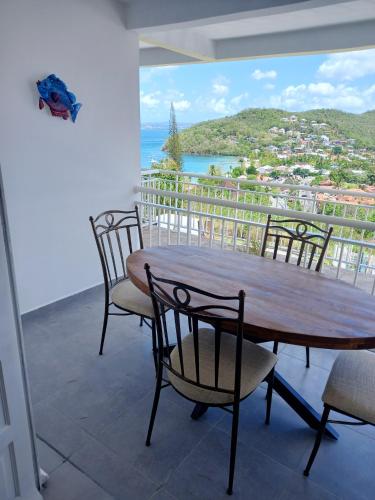 Appartement de 2 chambres a Les Trois Ilets a 200 m de la plage avec vue sur la mer balcon et wifi - Location saisonnière - Les Trois-Îlets
