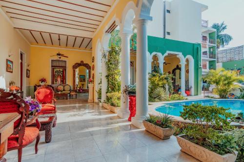 Piscina, Hotel Santa Maria Merida in Mérida