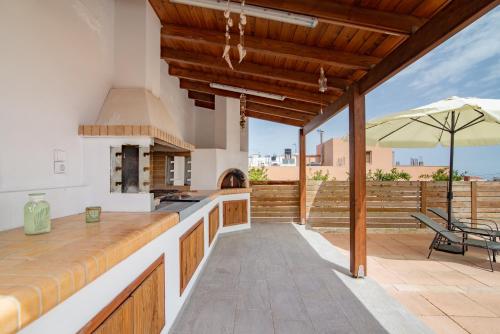 Balcony/terrace, Villa Thalasena in Episkopi