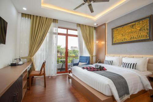 Pokoj pro hosty, Cambana La Rivière Hotel in Battambang