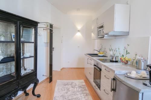 مطبخ, Hotel Service Apartments am Prinzenplatz - Superior in كامب-لينتفورت