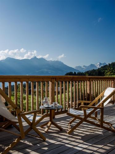 Balcony/terrace, Le Refuge de la Traye in Meribel
