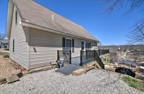 Hilltop Osage Beach Home with Deck and Fire Pit!