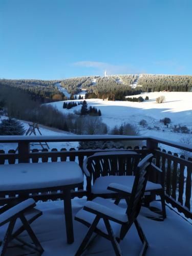 Erkély/terasz, Chata Helena in Vejprty