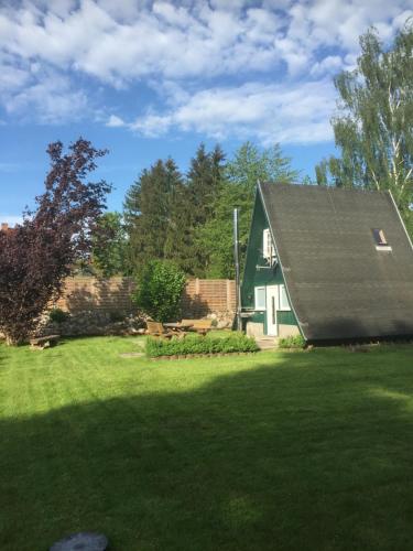 Viesnīcas āriene, Ferienhaus Typ - Finnhütte (Ferienhaus Typ - Finnhutte) in Muhl Rosin