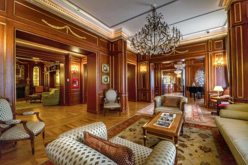 Lobby, Grand Hotel Wagner in Palermo