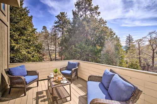 Crestline Cabin with Deck 1 Mi to Lake Gregory Crestline Cabin with Deck 1 Mi to Lake Gregory