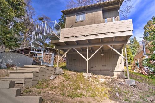 Crestline Cabin with Deck 1 Mi to Lake Gregory Crestline Cabin with Deck 1 Mi to Lake Gregory