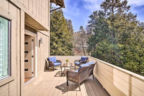 Crestline Cabin with Deck 1 Mi to Lake Gregory Crestline Cabin with Deck 1 Mi to Lake Gregory