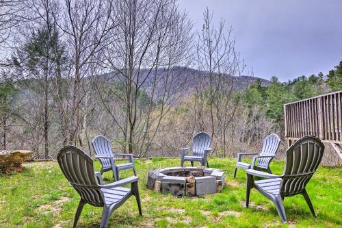 Charming Marion Cabin Fire Pit and Mtn Views! - Marion