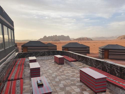 balkong/terrass, Desert Magic Camp & Resort in Wadi Rum