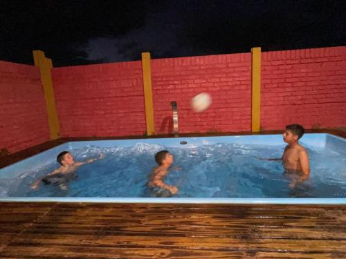 Zwembad, Cabañas Los Ñatos SE RESERVA CON SEÑA !!! (Cabanas Los Natos SE RESERVA CON SENA !!!) in Barra del Chuy