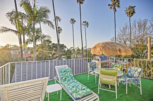 Quaint La Mesa Home with Balcony and Fire Pit!