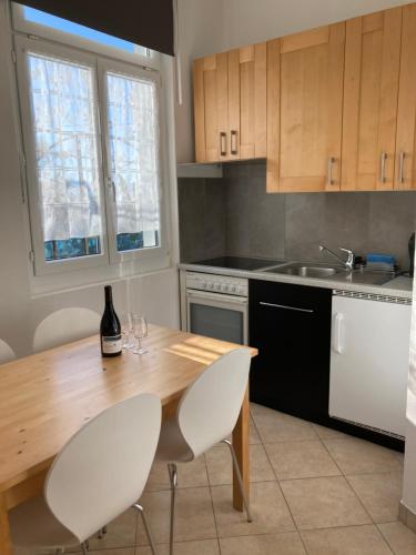 kuhinja, Appartamento di vacanza tra i vigneti in Monteggio