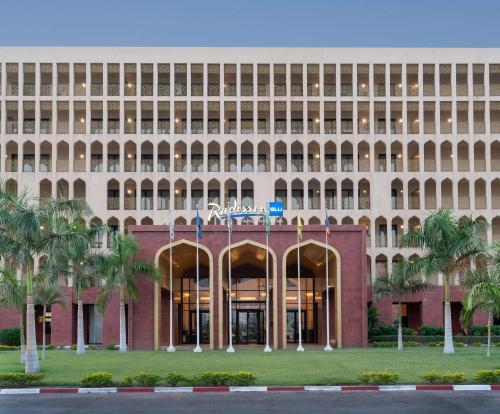 Hotellet från utsidan, Radisson Blu Hotel N'Djamena in Ndjamena