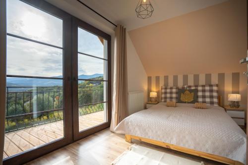 Domki Na Skale z widokiem na panoramę Karkonoszy, Szklarska Poręba (foto 7)