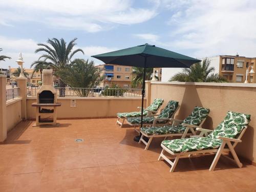 Balcony/terrace, Villa Cristal II 7507 - Resort Choice in Los Nietos