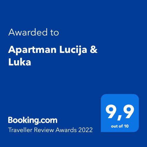 Apartman Lucija & Luka