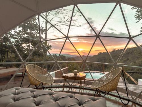 Balcony/terrace, Nazca Glamping in La Fuente