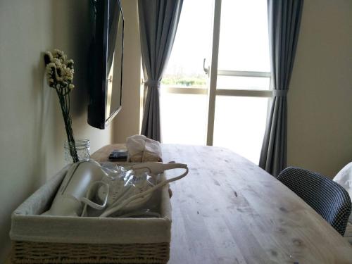 1 double bed