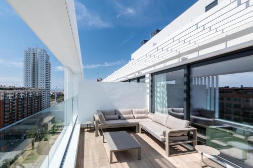 Balkong/terasse, Apartamentos Core Suites Valencia near Hemisfèric