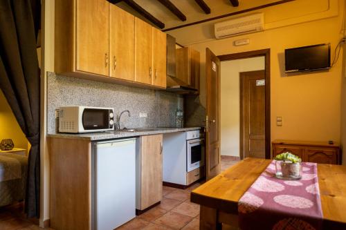 廚房, 馬斯奧布拉維拉公寓 (Mas Ombravella) in 聖米克爾德坎普馬賀爾