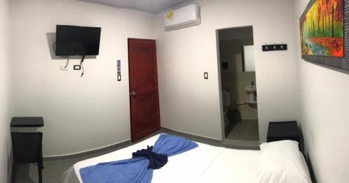 1 double bed
