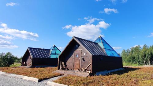 Aurora Pyramid Glass Igloos in Kongasa