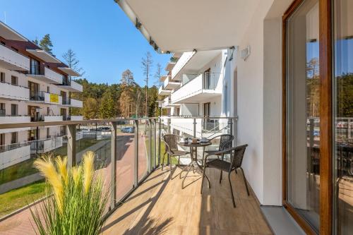 Erkély/terasz, Apartamenty PIAMOLA Baltic Park Stegna in Stegna