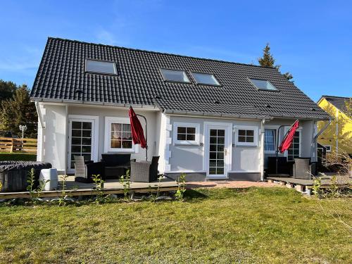 Ferienhäuser Insel Usedom Haus Mila 6 - Blick aufs Achterwasser! Whirlpool und Sauna