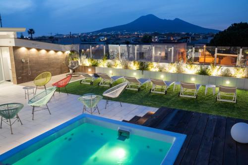 Houses & Rooftop Pompei - Sky