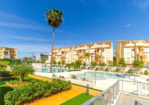 Swimming pool, Sunny Denia Apartment 4U - Mar Baltic 5 in Les Bovetes Beach