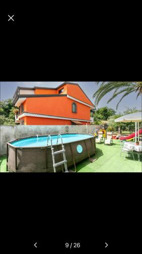 Casa vacanza tra Etna e Taormina Villa Ginevra con piscina in estate - Accommodation - Piedimonte Etneo