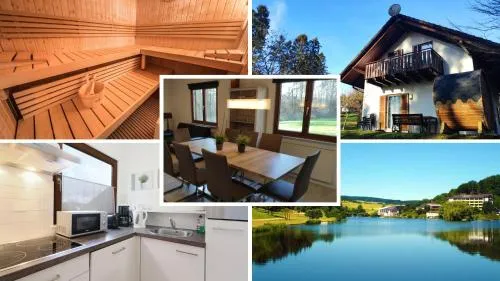 Seepark Kirchheim Ferienhaus bei Zeta mit Sauna in Kirchheim, Deutschland