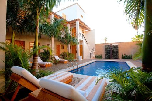 A szálláshely kívülről, Hotel Casa Tota in Todos Santos