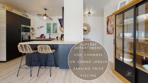 Appartement T2 : Jardin, Piscine, Parking à Sainte-Maxime