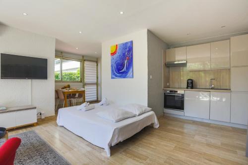 Studio Apartment room in Studio A/C La Californie with patio by Olidesi