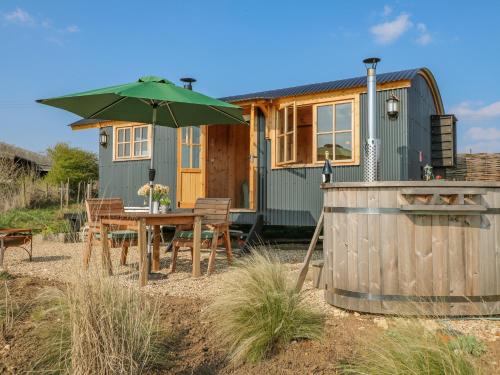 Buddy Shepherds Hut gîte à louer Ashby Saint Ledgers