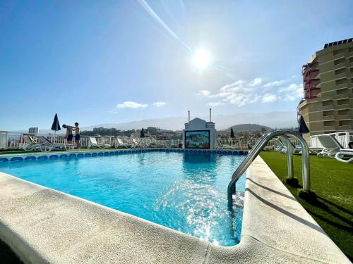  Reformed Studio, Wifi, rooftop pool and ocean view in Puerto de la Cruz in Puerto de la Cruz