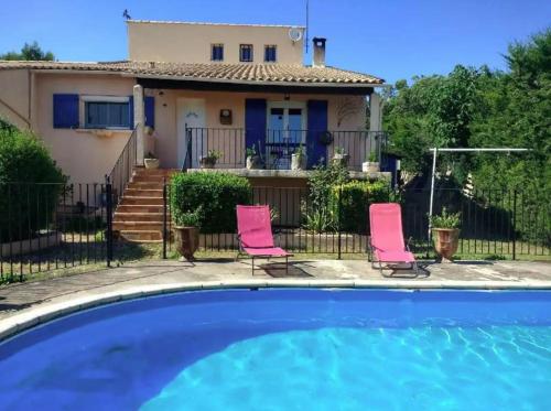Villa entre Nîmes et le Pont du Gard gîte à louer Bezouce