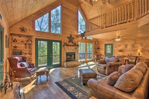 Dreamy Ellijay Resort Cabin with Game Room and Decks! in Ellijay, USA