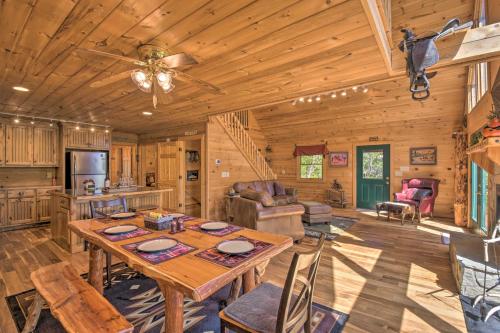Dreamy Ellijay Resort Cabin with Game Room and Decks! in Ellijay, USA