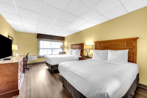 2 queen beds