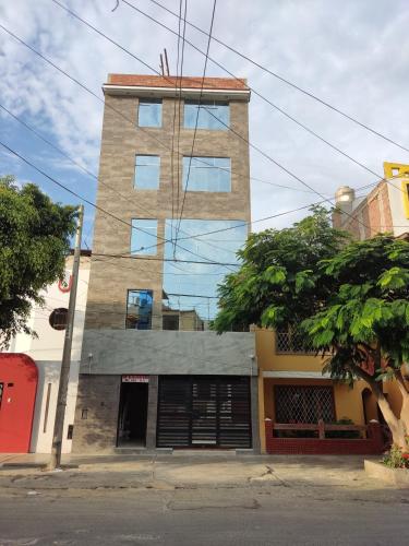 A szálláshely kívülről, D' Barrig in Trujillo városközpont