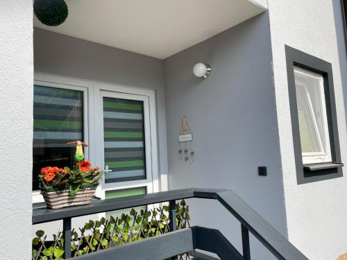 Erkély/terasz, Wehr Orchidee Apartment in Wehr