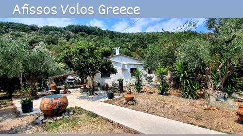 Cheerful 3 bedroom house with open fireplace gîte à louer Afissos 
