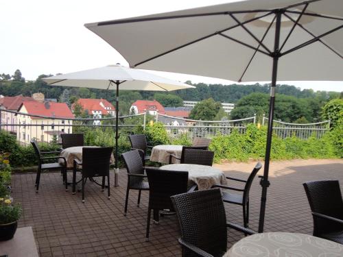 陽台/露台, 城堡酒店 (Hotel am Schloss) in 迪波爾迪斯瓦爾德